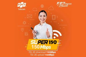 Thông tin gói combo super 150 FPT gồm cả internet & truyền hình 30