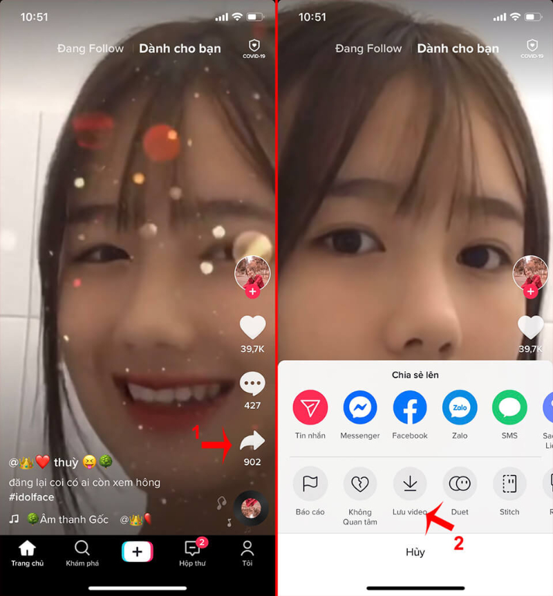 TikTok lưu video: Với TikTok, bạn có thể lưu trữ lại những khoảnh khắc đáng nhớ của bản thân hoặc của người khác bất cứ lúc nào. Chỉ cần nhấn vào nút \